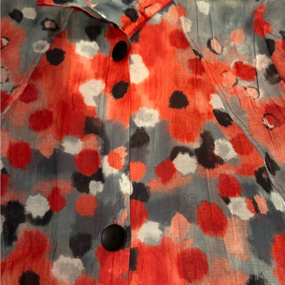 Trisha Tyler 1X Women’s Polka Dot Button-Up Designer Blouse EUC. - Picture 5 of 5